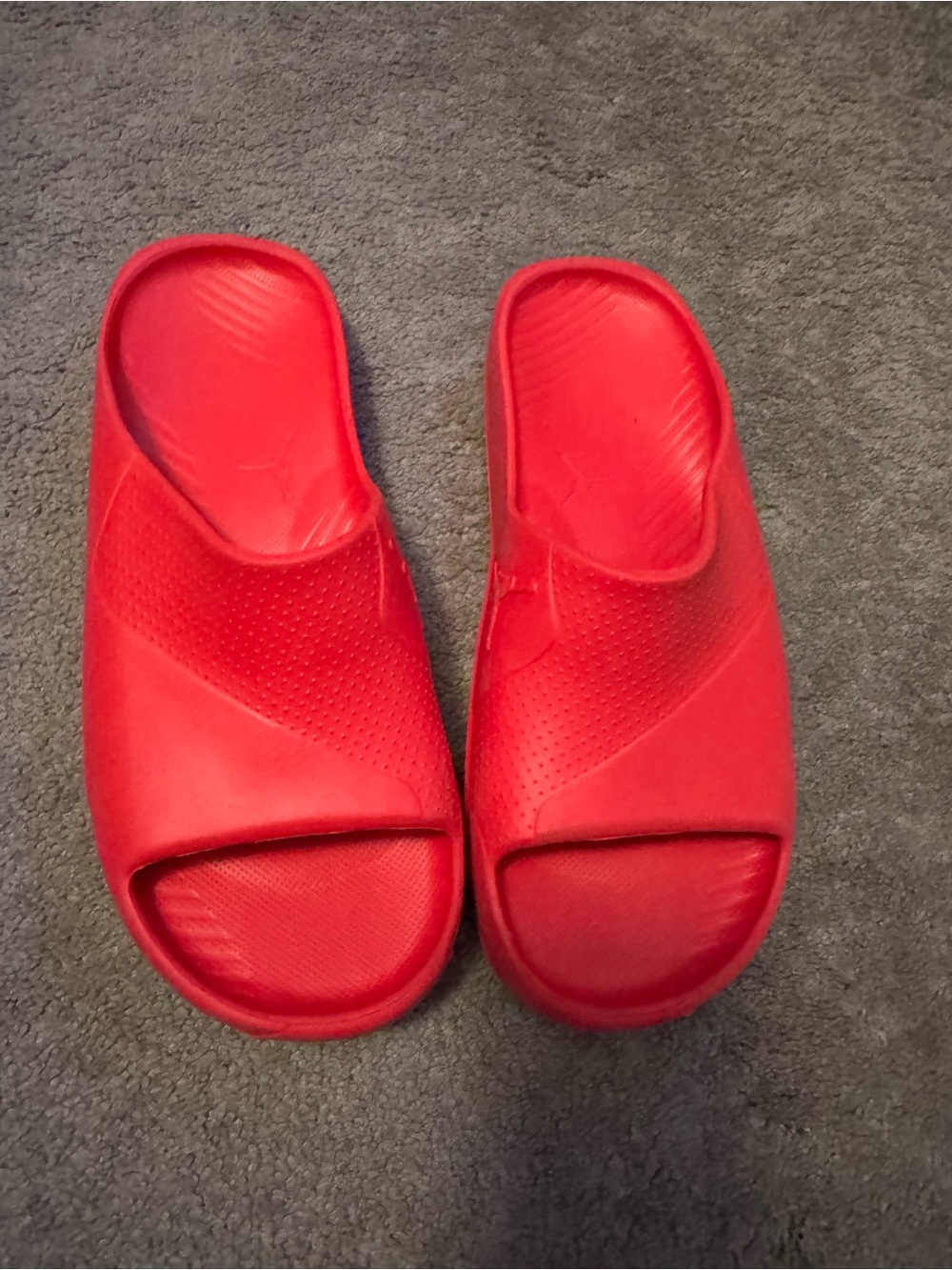 Jordan Red Slide Sandals